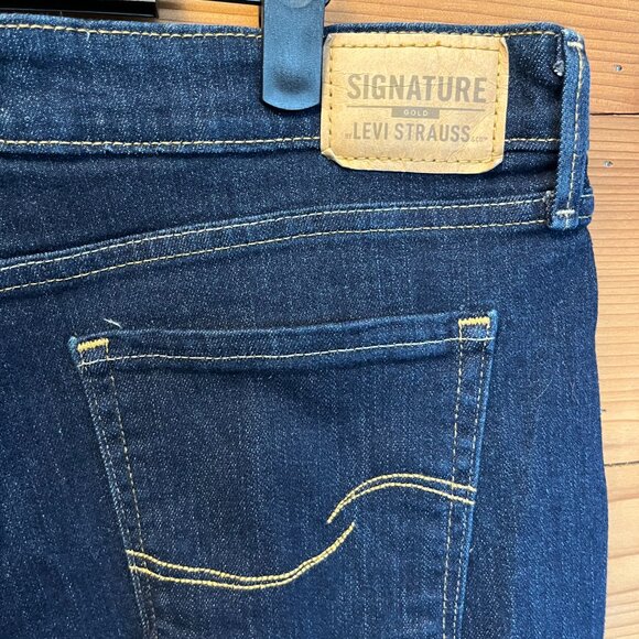 Levi Strauss Signature Gold Womens Modern Bootcut Jeans Mid-Rise Stretch Denim - Picture 7 of 9